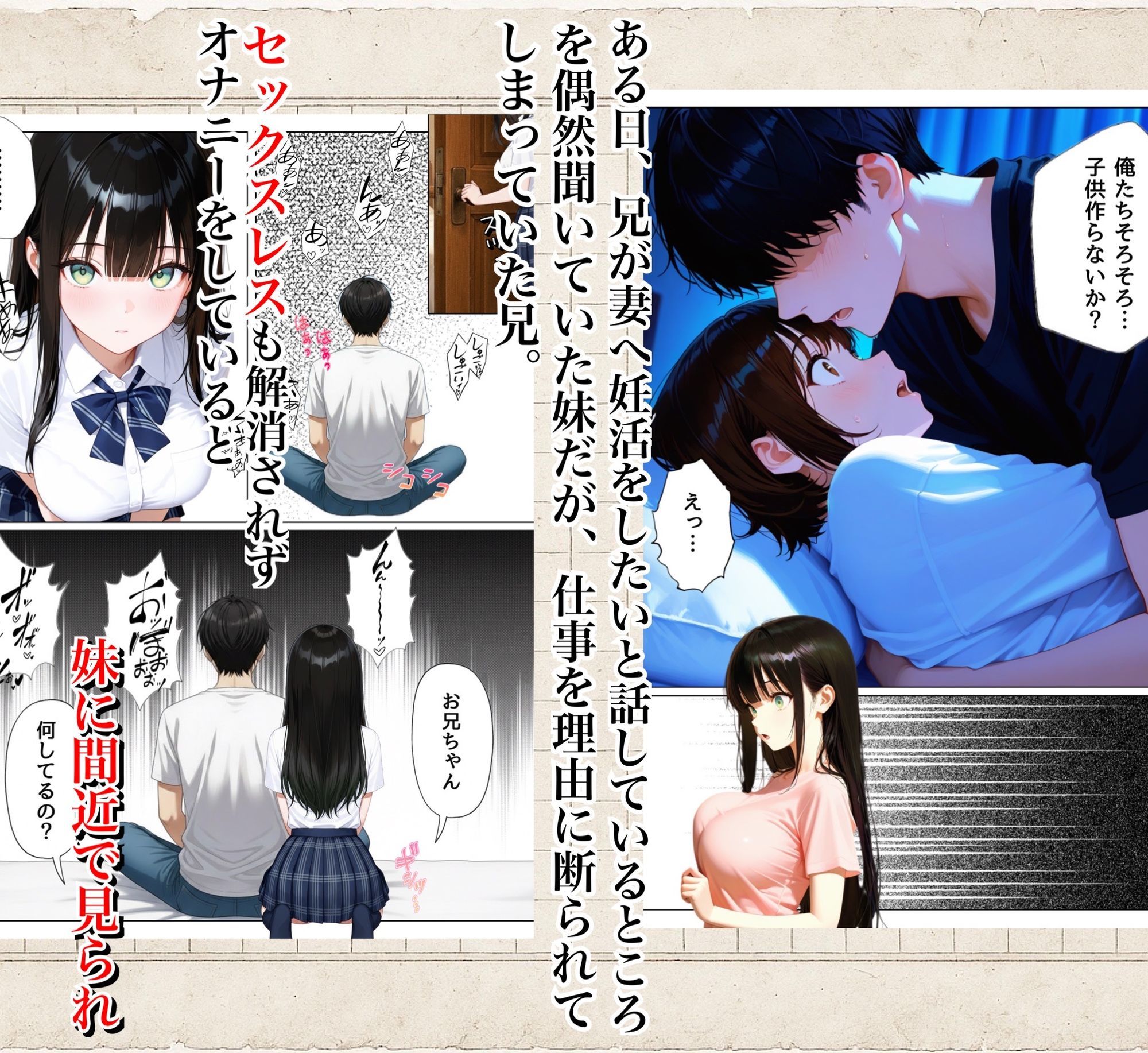 俺を好きすぎる妹がベロキス中出し懇願してくるので精液まみれにして孕ませてしまった話 無料サンプル画像3
