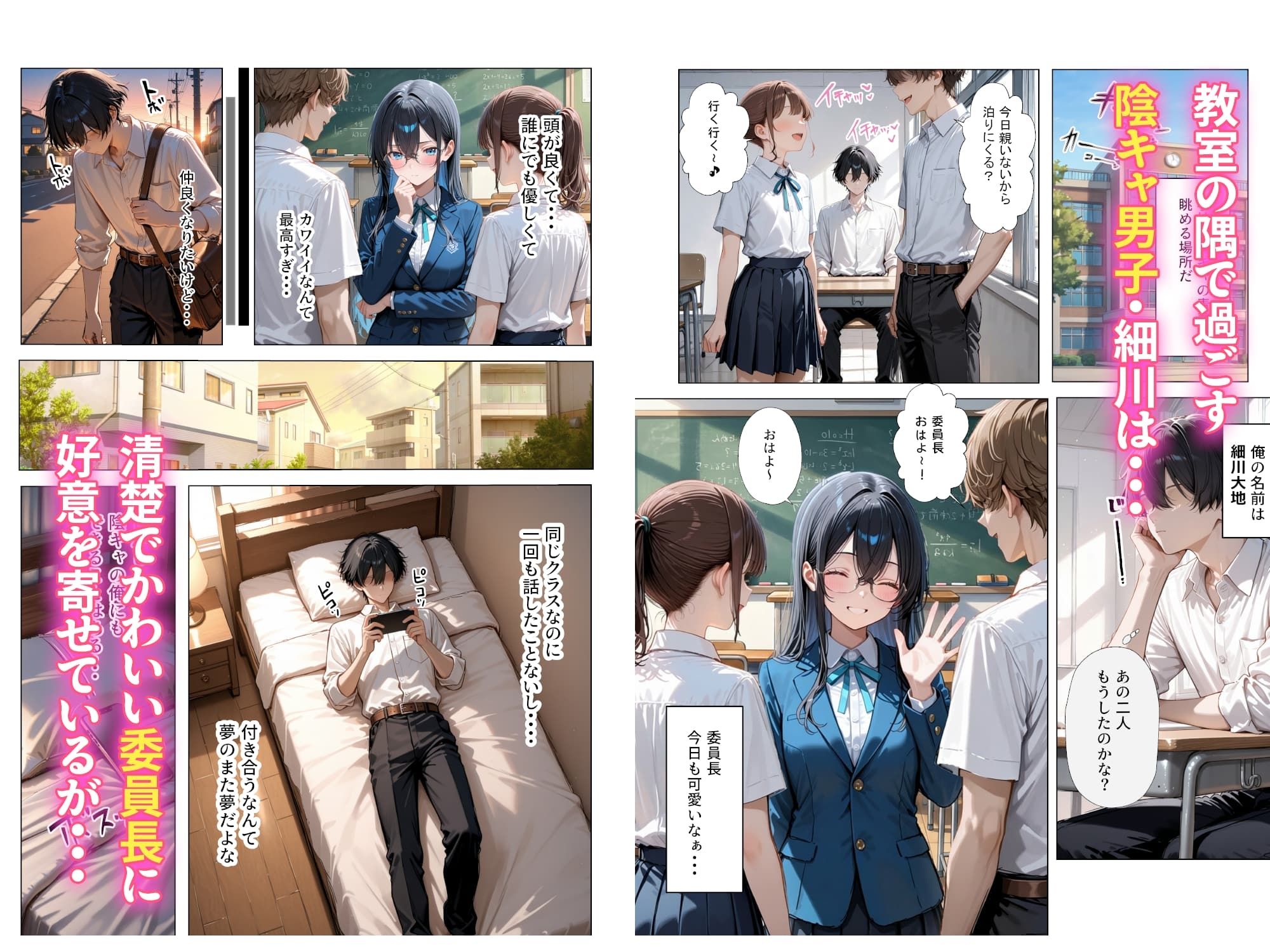 清楚彼女がいるのにギャルとの予行練習（生本番）がやめられない話 無料サンプル画像1