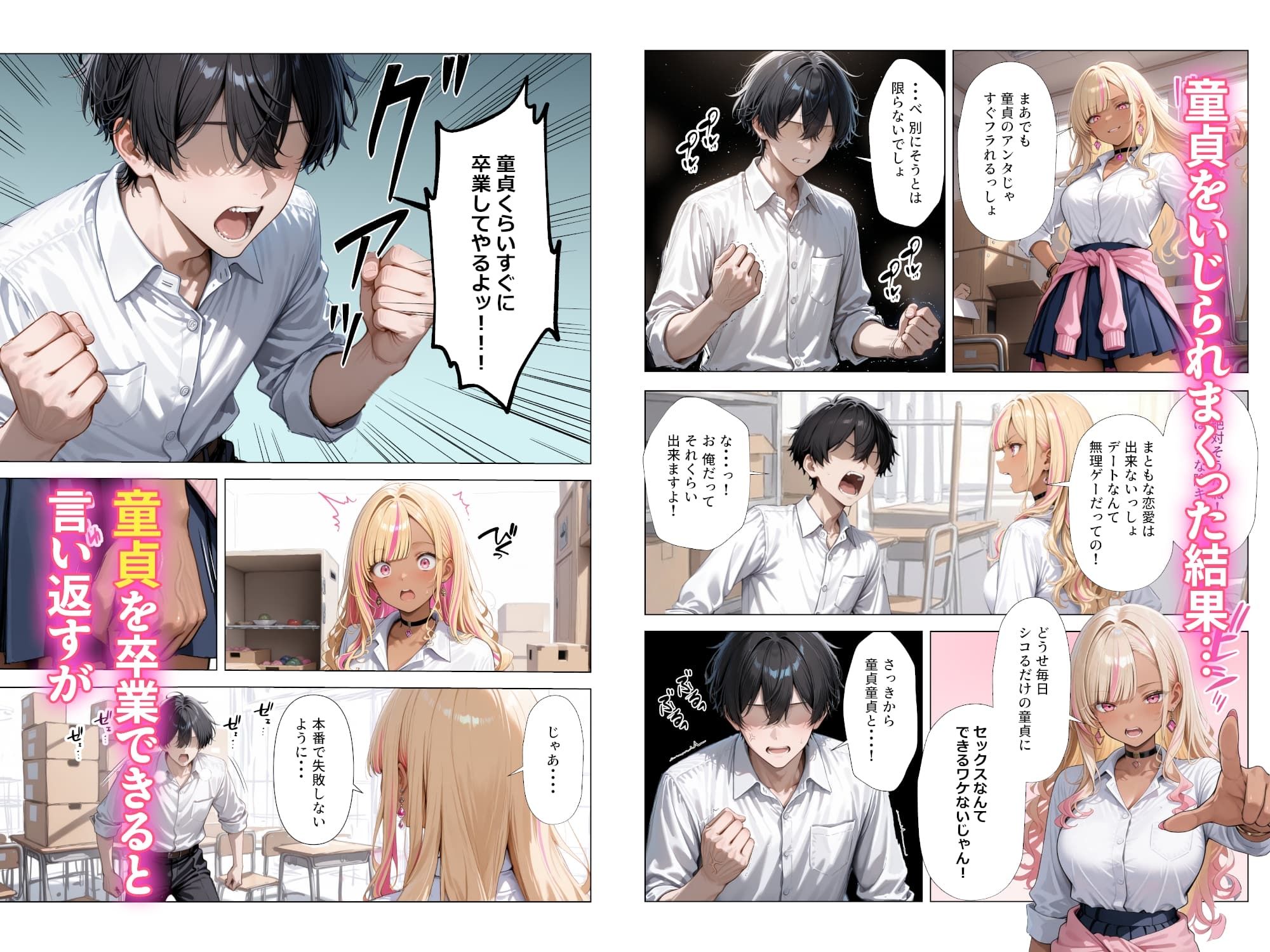 清楚彼女がいるのにギャルとの予行練習（生本番）がやめられない話 無料サンプル画像6